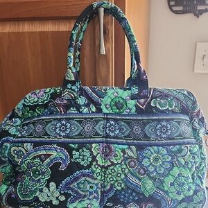 Vera Bradley Blue Rhapsody Patterned Duffle Bag